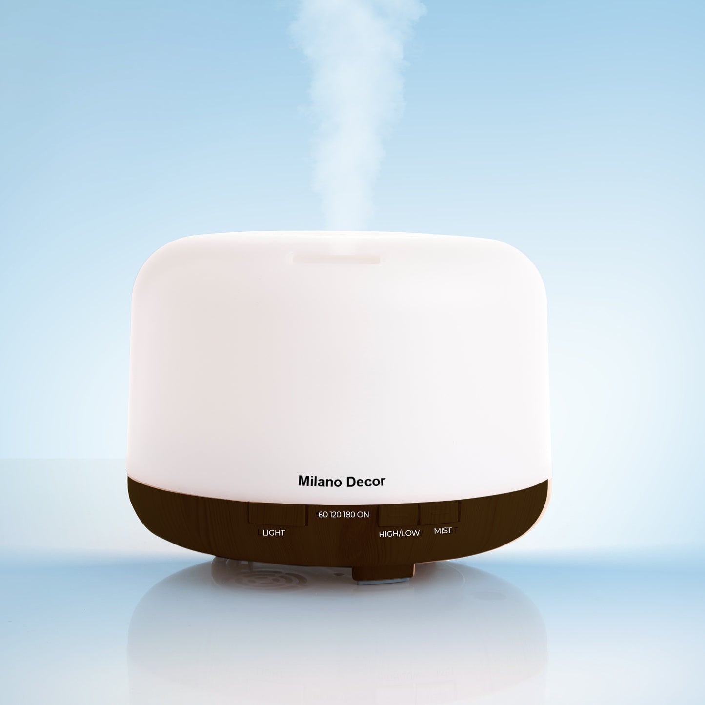 Milano Decor 500ml Aroma Mood Light Diffuser - Dark Wood-1927503845508911109