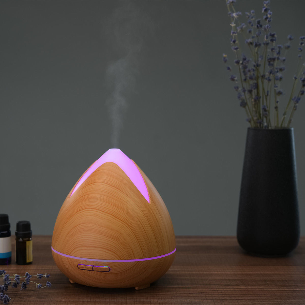 PureSpa Ultrasonic Diffuser - Light Wood-1927503844116402183