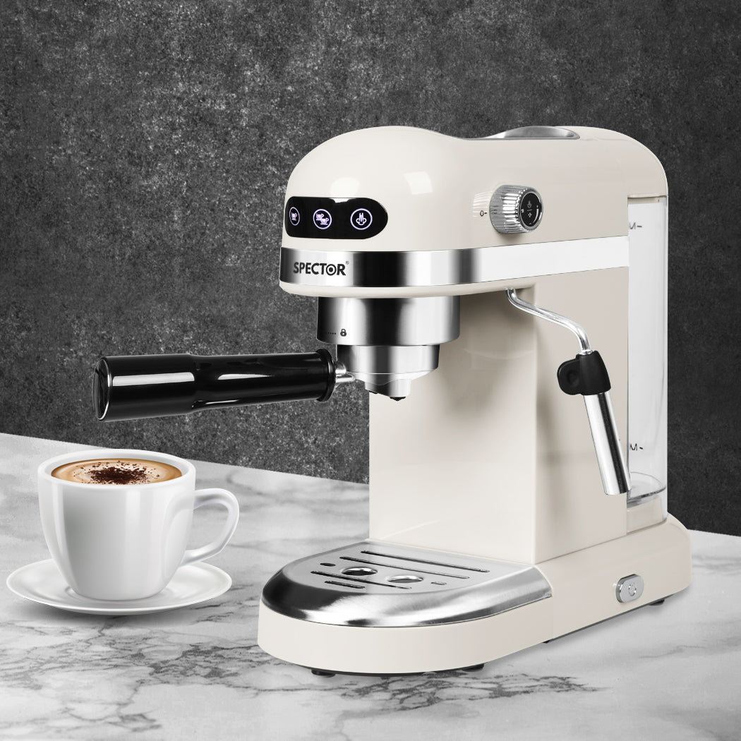 Spector Coffee Maker Machine Espresso Milk White-1910113307864469510