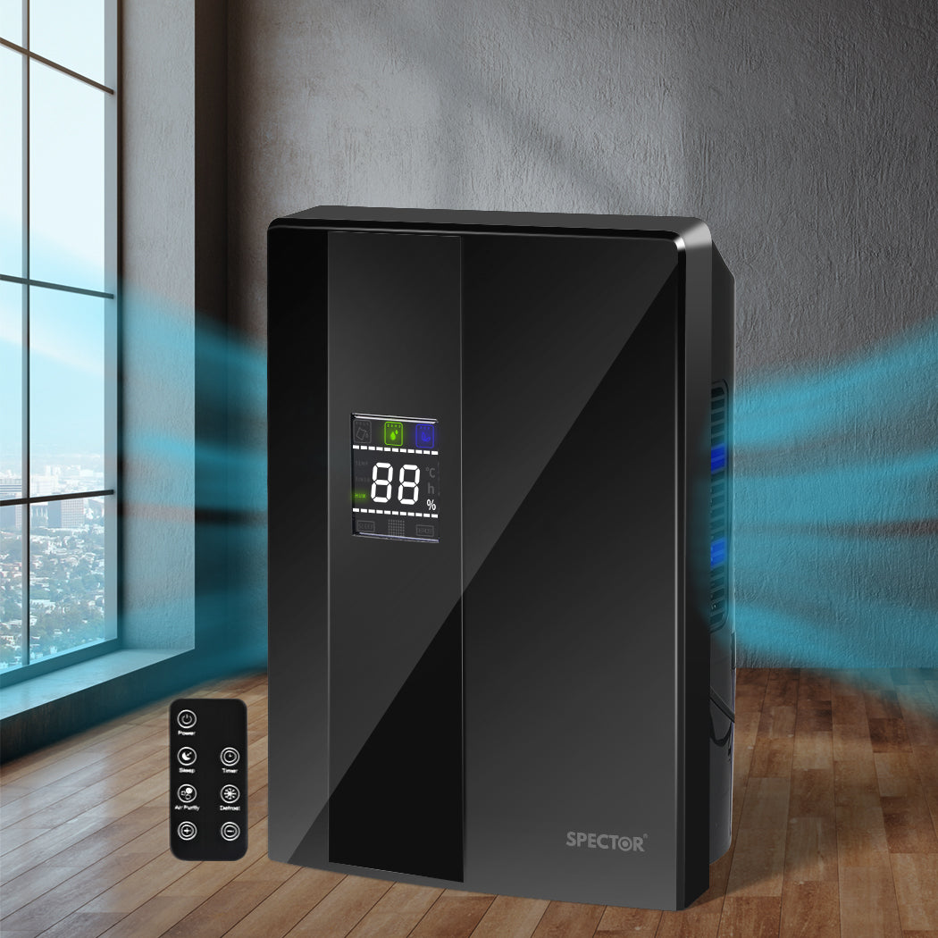 Spector Dehumidifier Air Purifier 2200ml Black-1910113174888255494