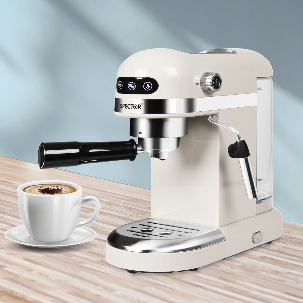 Spector Coffee Maker Machine Espresso Milk White-1910113307864469511