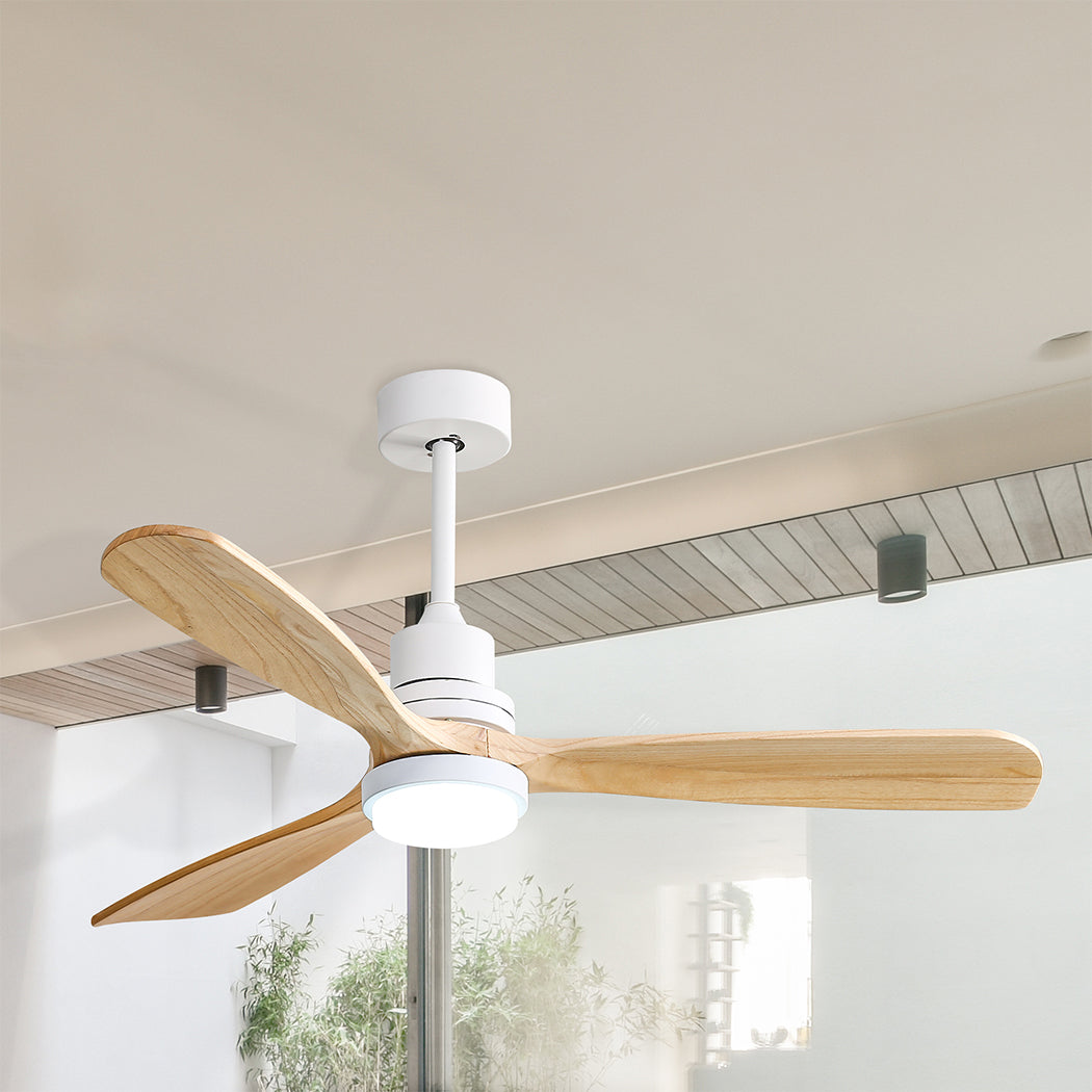 Spector Ceiling Fan 52'' DC Motor Wood Natural-1910113053572206599