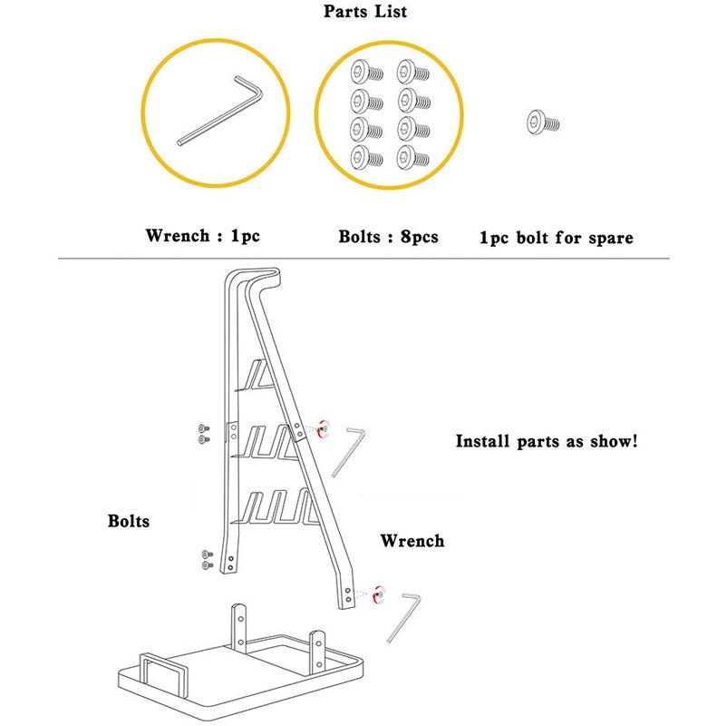 Universal Non-Punch Vacuum Cleaner Floor Storage Bracket For Dyson - Black-1915198327071313926