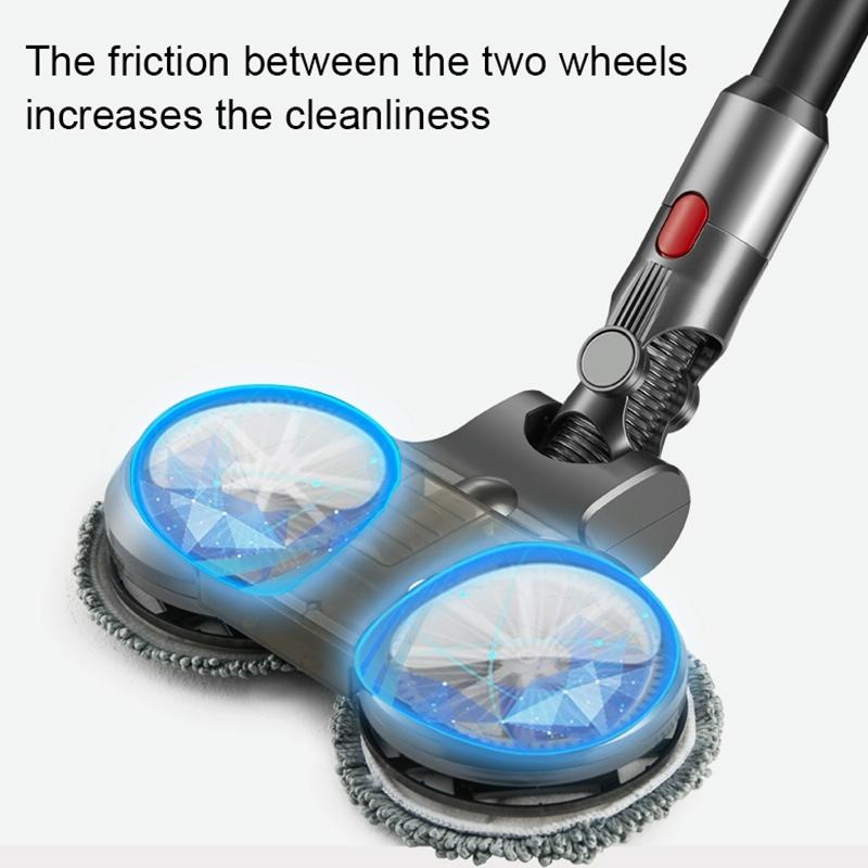 Electric Wet Dry Mopping Head With Water Tank For Dyson V15 - 6Pcs Rag-1915198253494833155