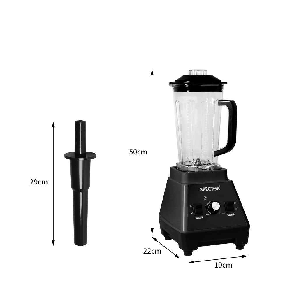 Spector 2L Commercial Blender Mixer Black-1910113176612114434
