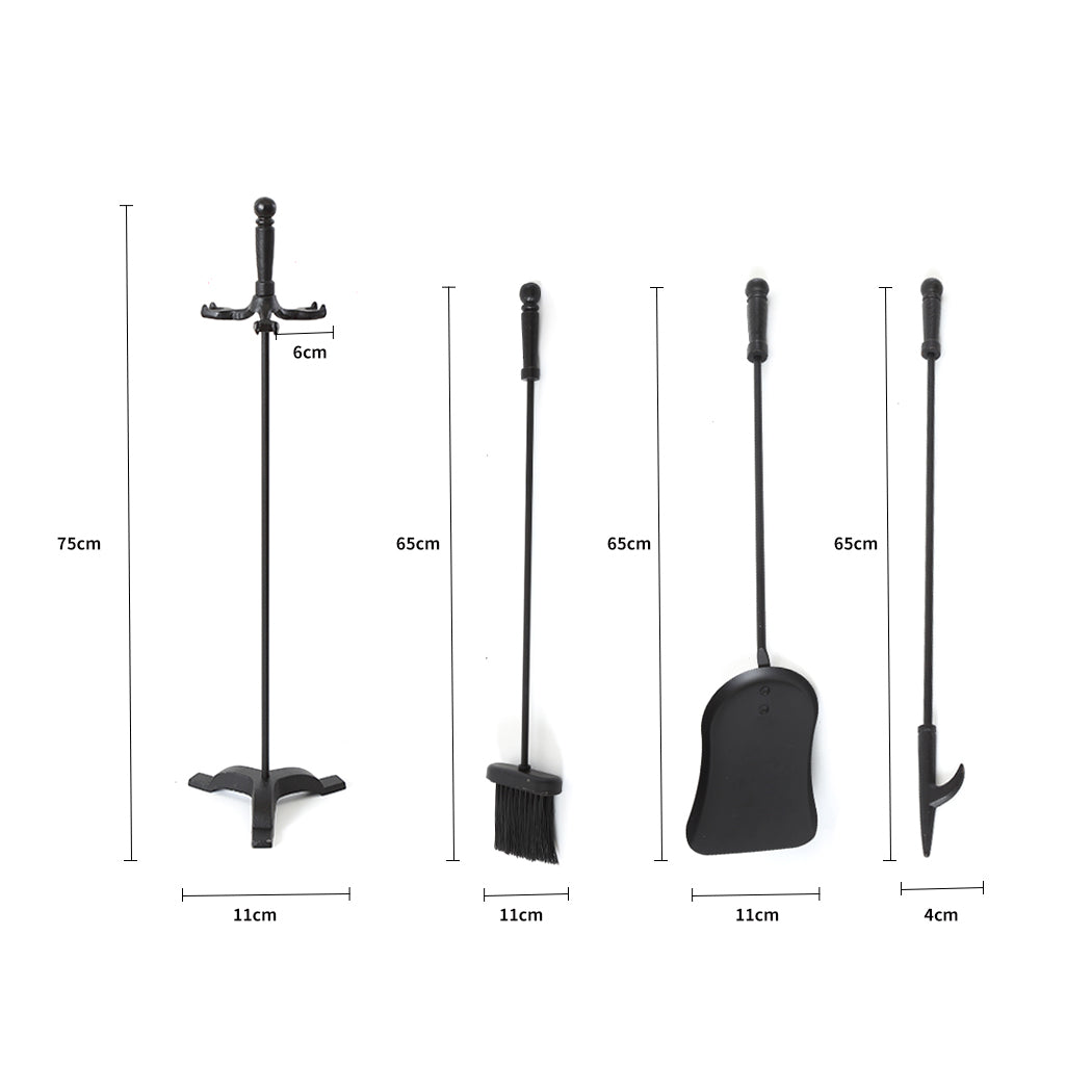 Traderight Fireplace Tool Set 4 PC Fire-1910113095716573186