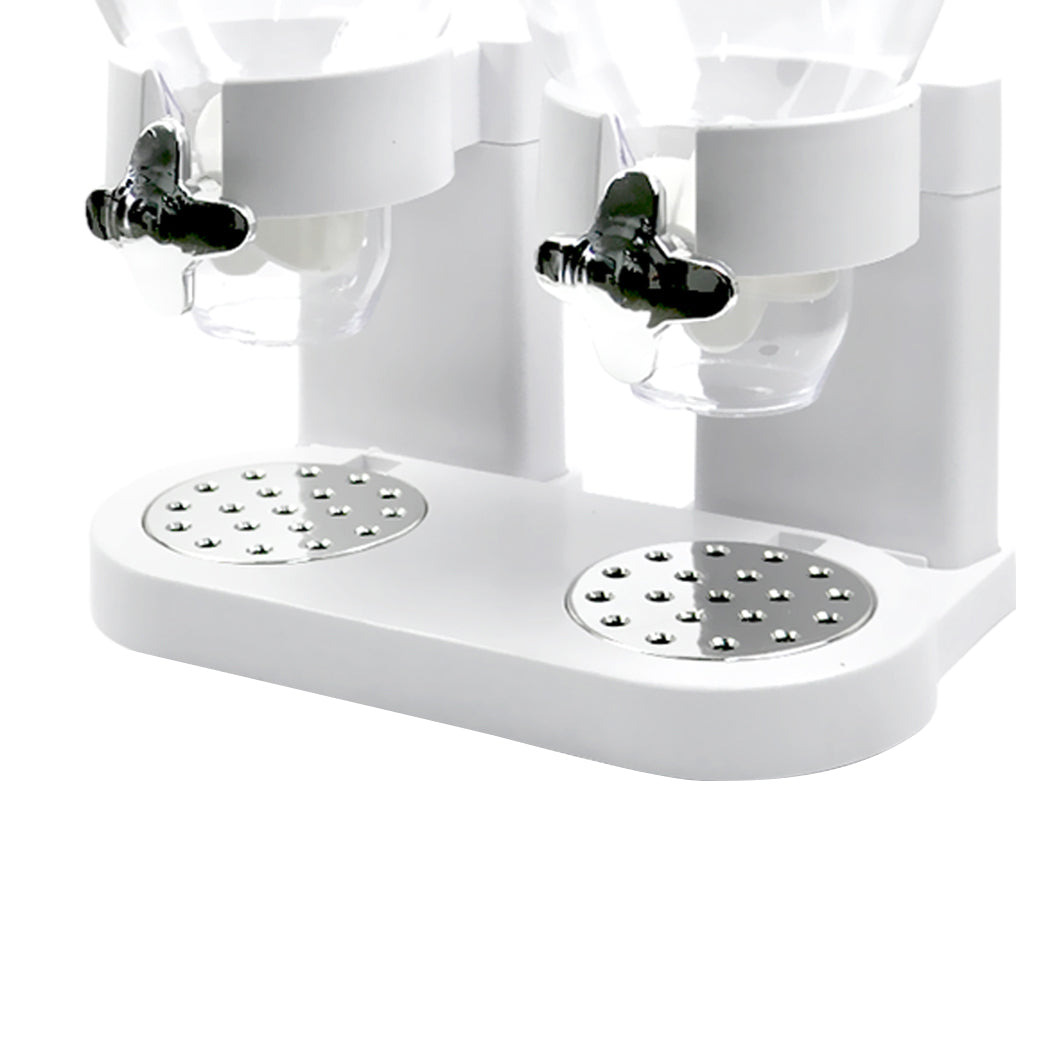 TOQUE Double Cereal Dispenser Dry Food White-1910113169121087492