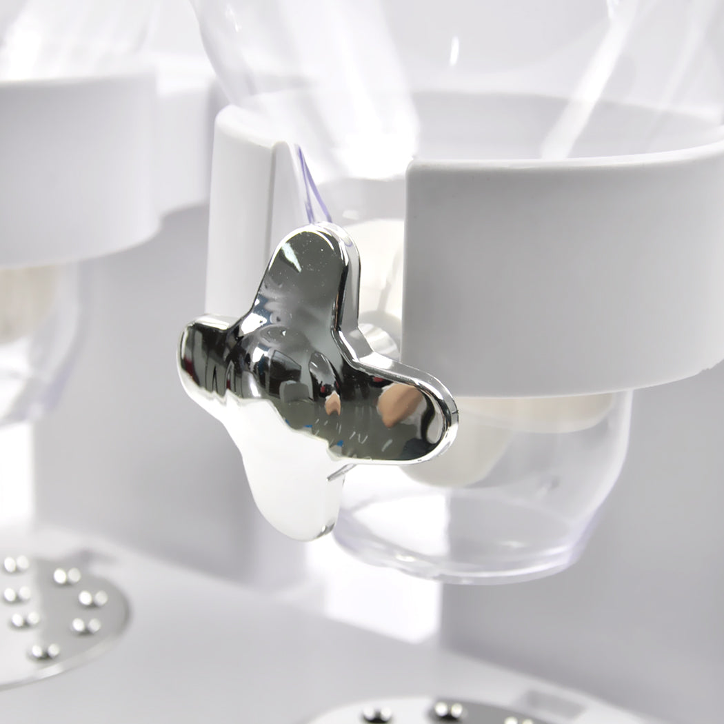 TOQUE Double Cereal Dispenser Dry Food White-1910113169121087494