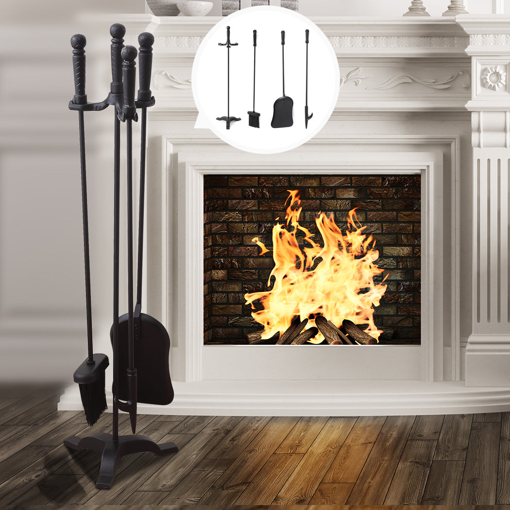 Traderight Fireplace Tool Set 4 PC Fire-1910113095716573191