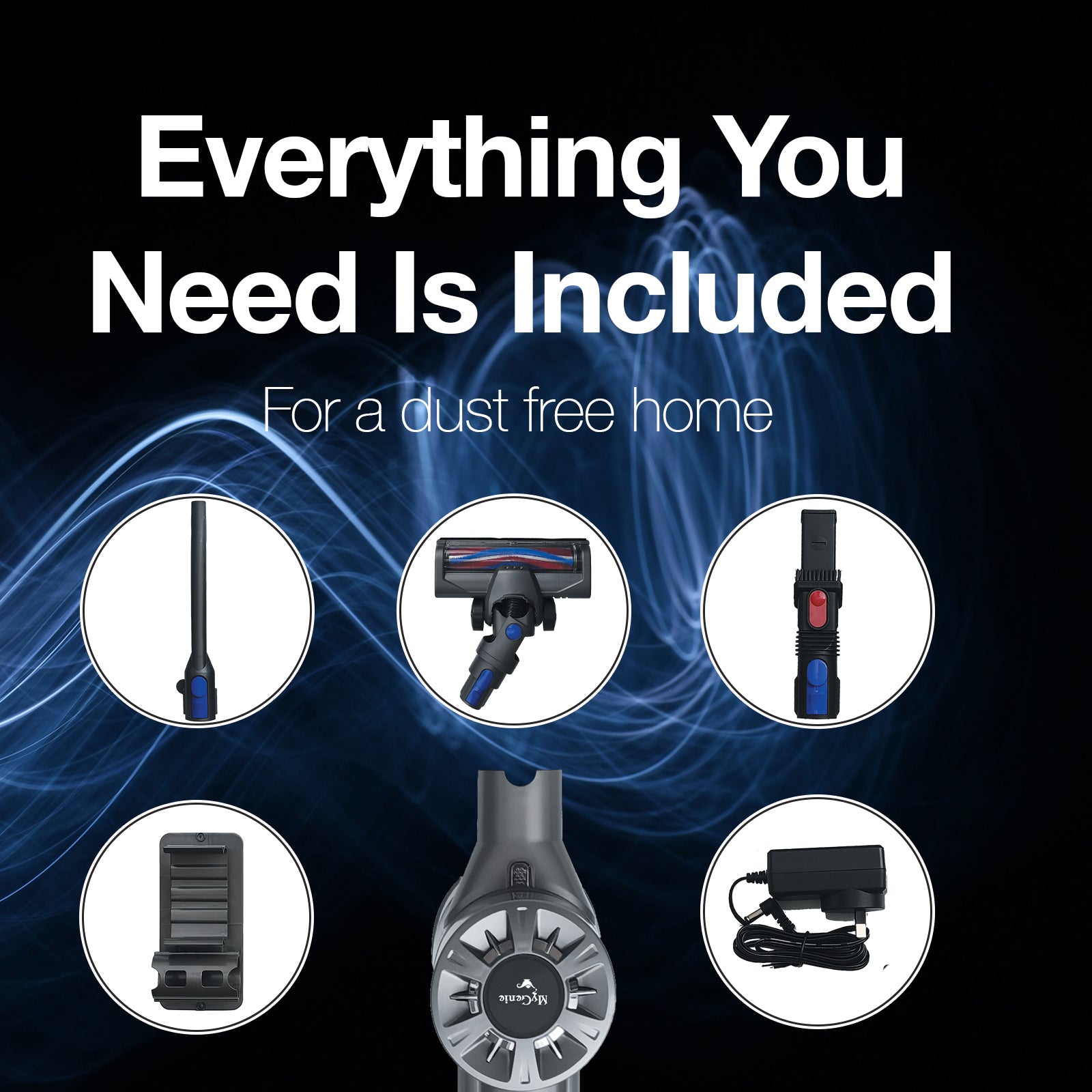 My Genie X5 Cordless Vacuum Cleaner - Blue-1927503846750425089