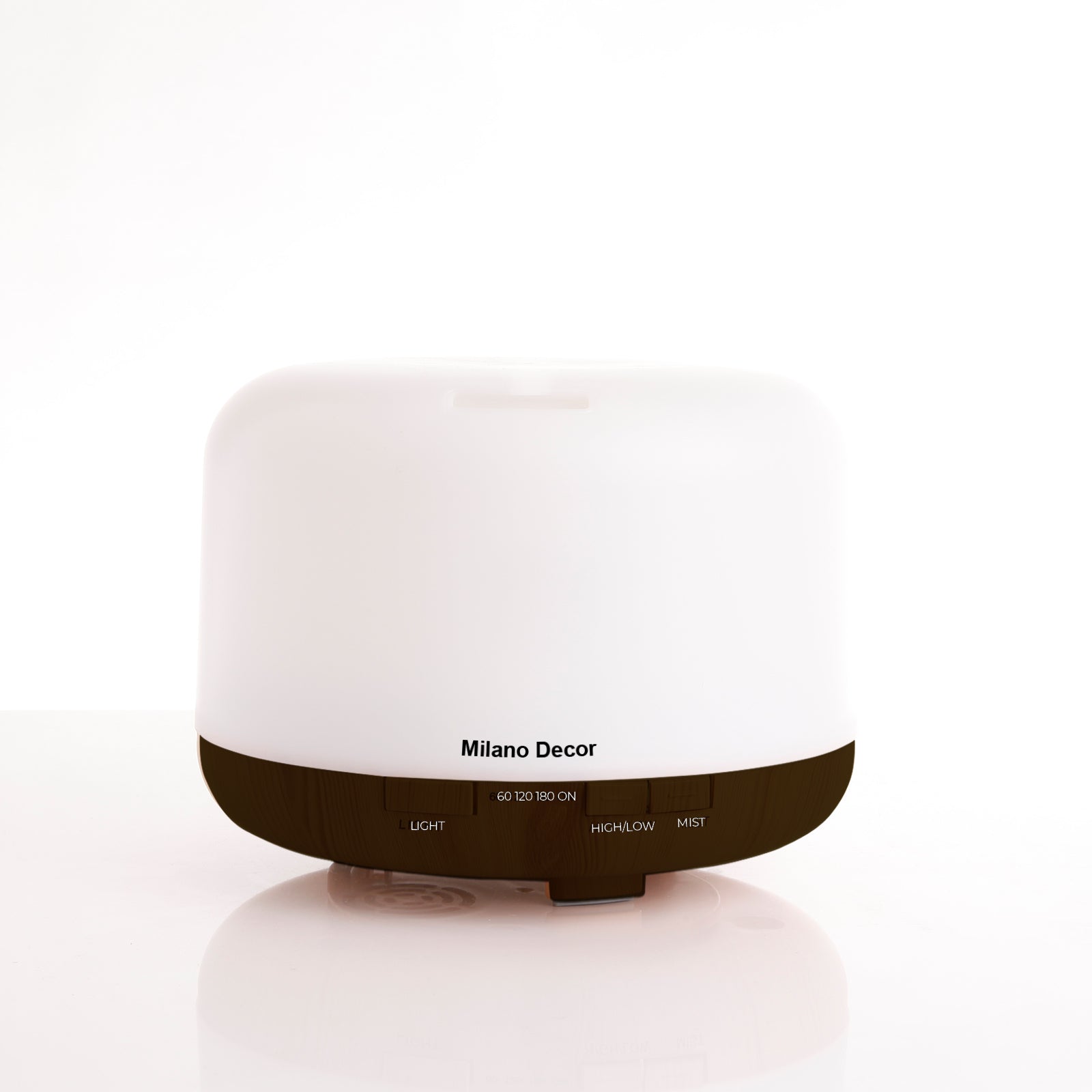 Milano Decor 500ml Aroma Mood Light Diffuser - Dark Wood-1927503845508911107