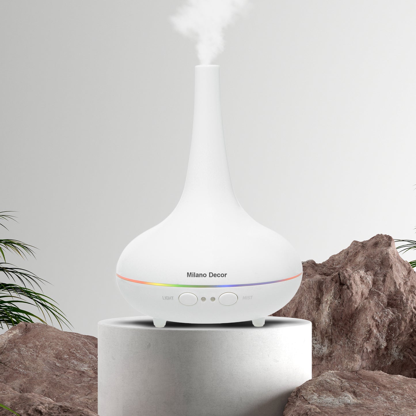 Milano Decor Ultrasonic Aroma Diffuser - White color:-1927503843818606592
