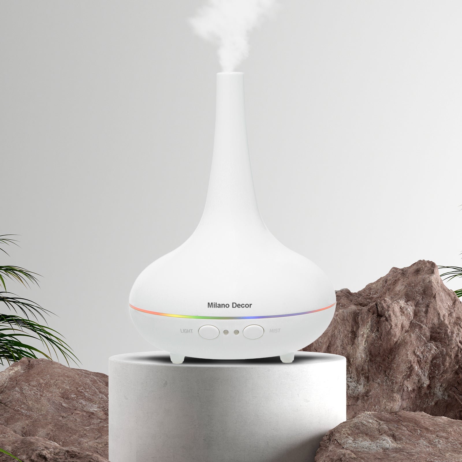 Milano Decor Ultrasonic Aroma Diffuser - White color:-1927503843818606592