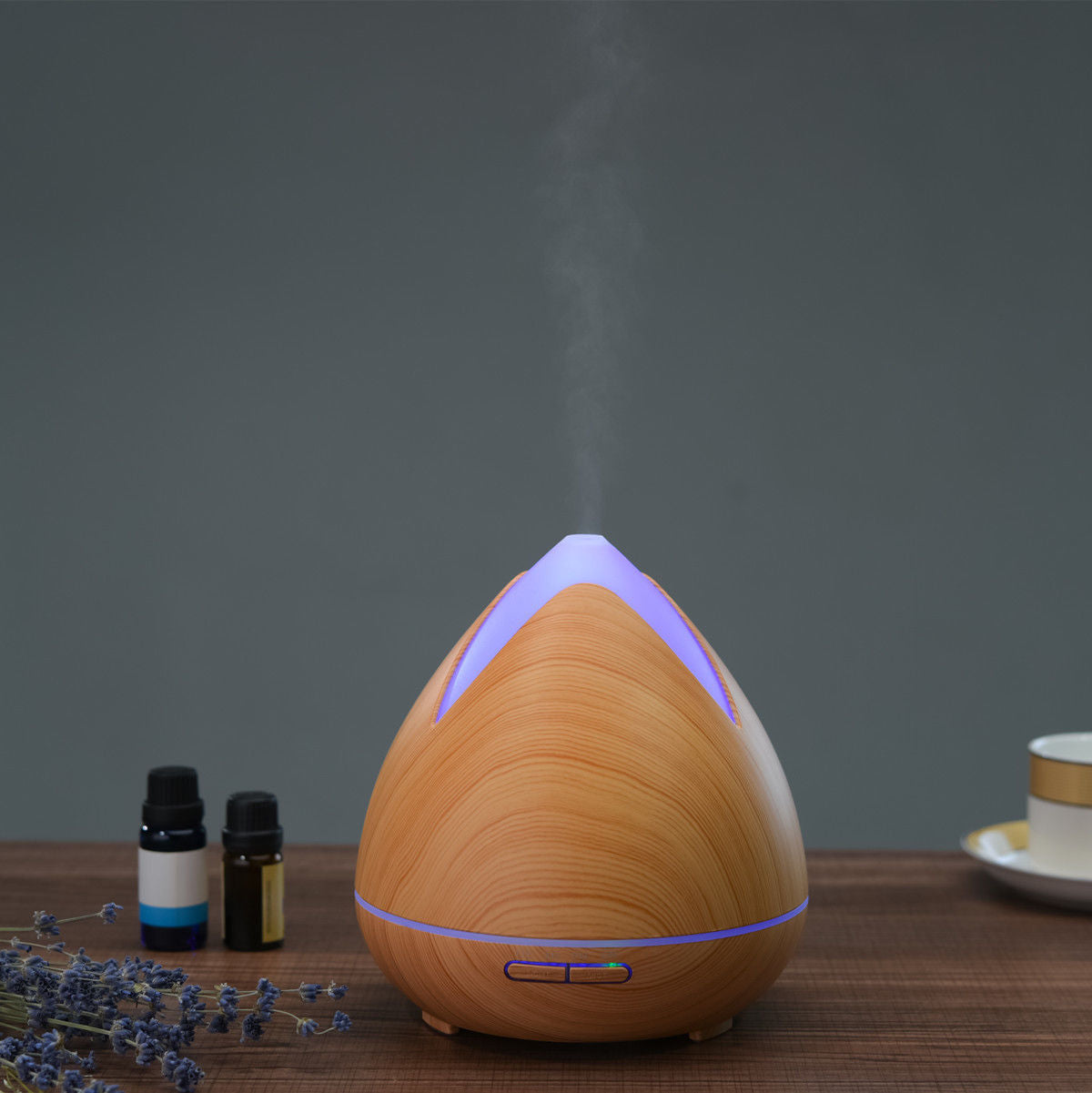 PureSpa Ultrasonic Diffuser  - Light Wood-1927503844116402182