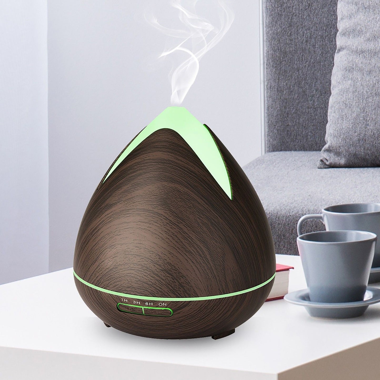 PureSpa Ultrasonic Diffuser  - Dark Wood-1927503844275785733