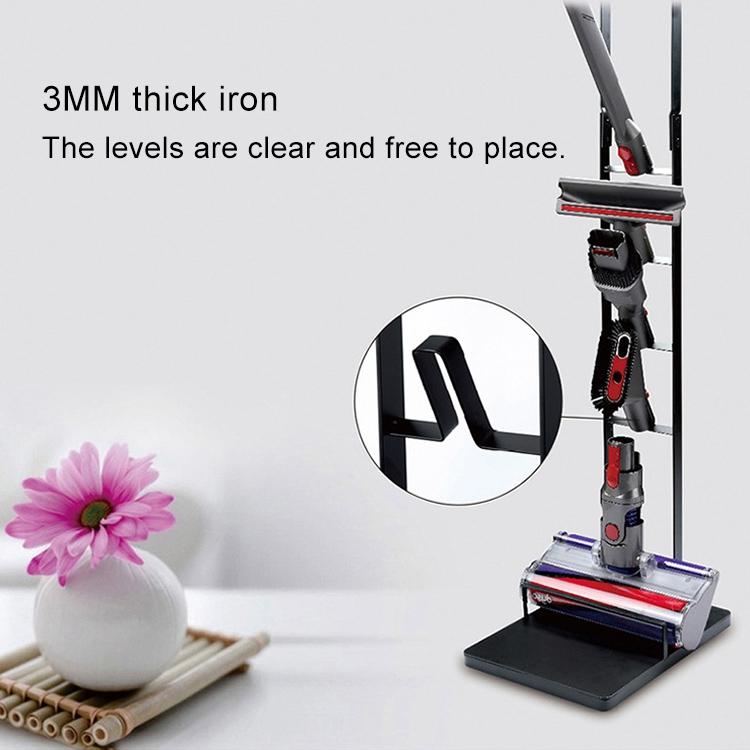 Wall-Mounted Vacuum Cleaner Holder For Dyson V6 V7 V8 V10 - No Drilling Needed-1915196681184481284