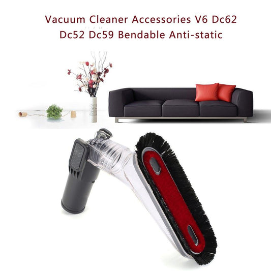2-In-1 Bendable Anti-Static Suction Head Kit For Dyson V6 Vacuum-1915197553599713282