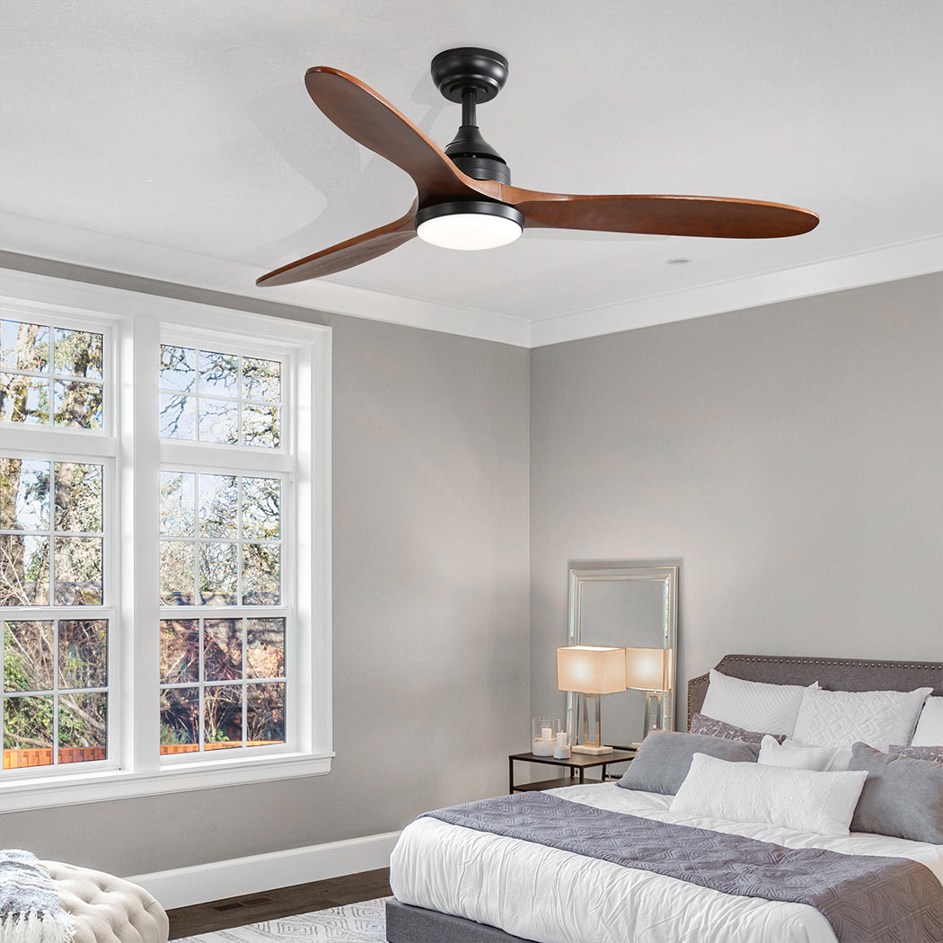 Spector 52'' Ceiling Fan DC Motor LED Walnut-1910113054146826246