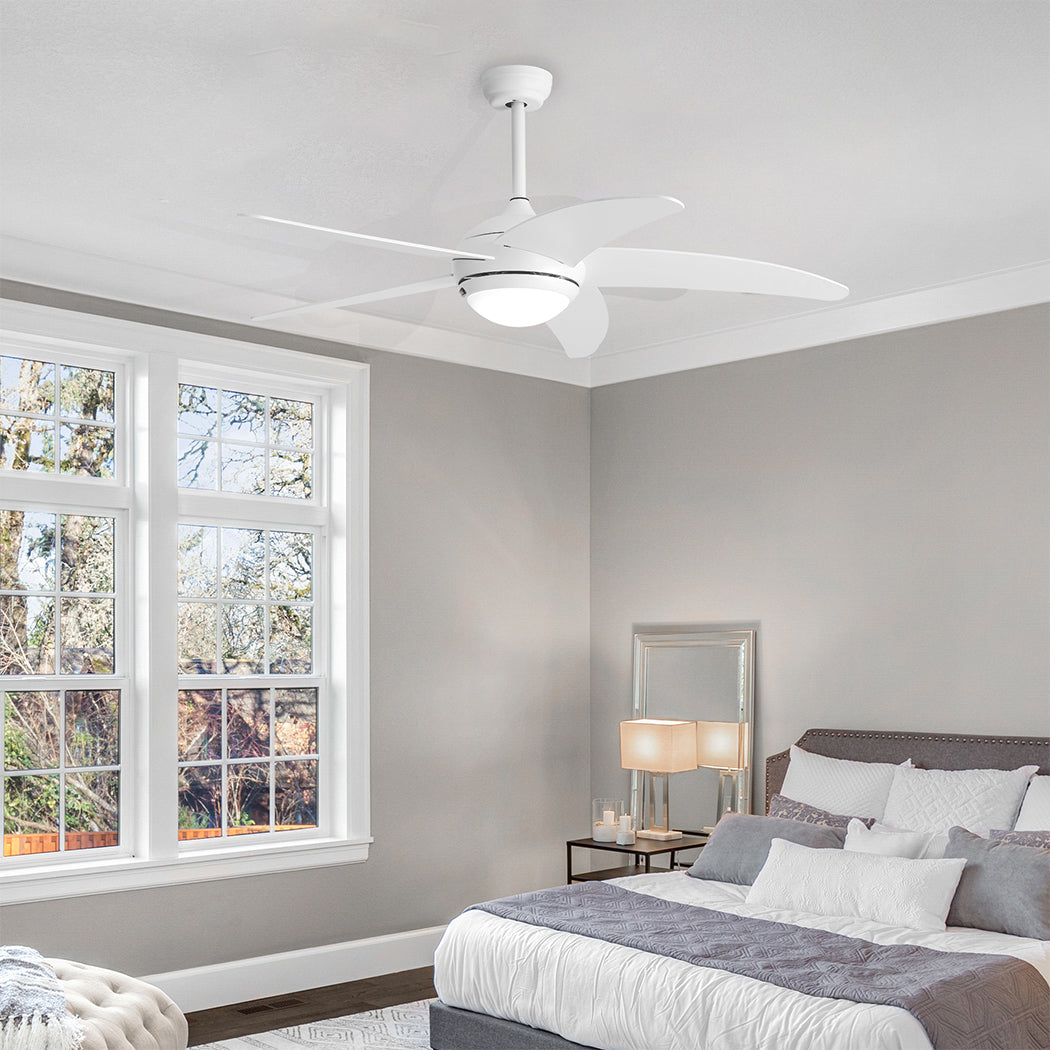 Spector Ceiling Fan 52'' DC Motor Wood White-1910113053421211654
