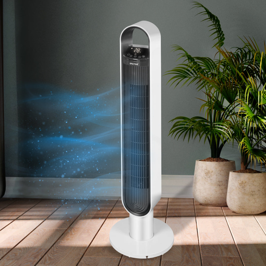 Spector Tower Fan Portable Oscillating White-1910113053123416070