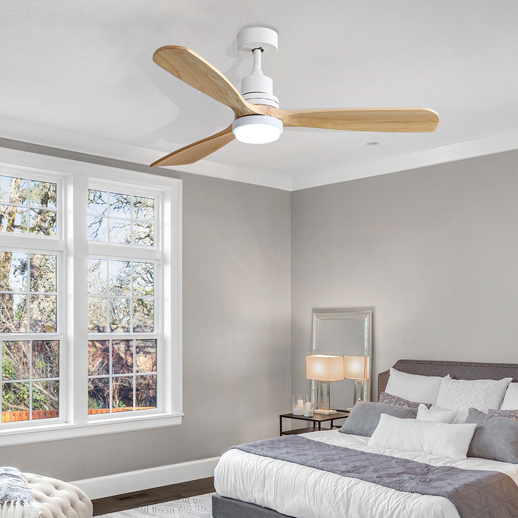Spector Ceiling Fan 52'' DC Motor Wood Natural-1910113053572206598