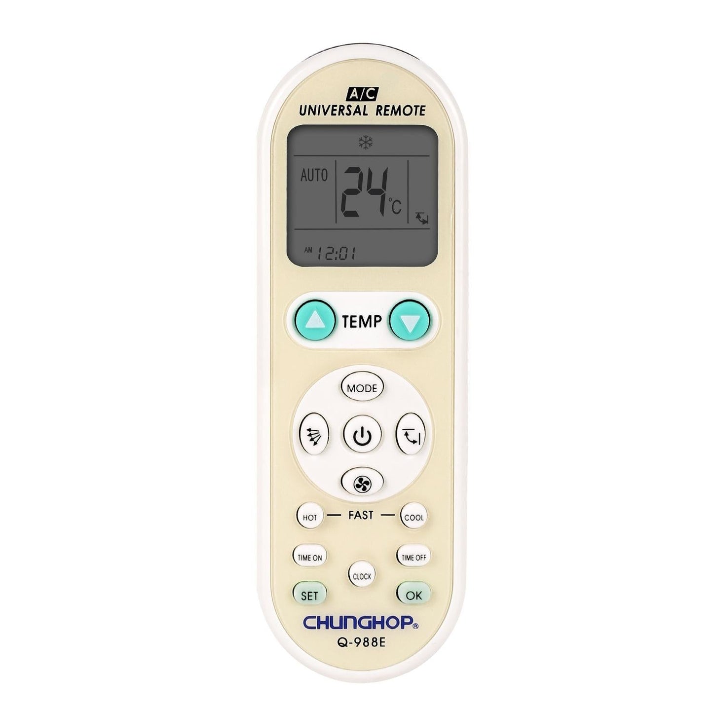 White Universal A / C Remote Control - Q-988E-1915197959696420868