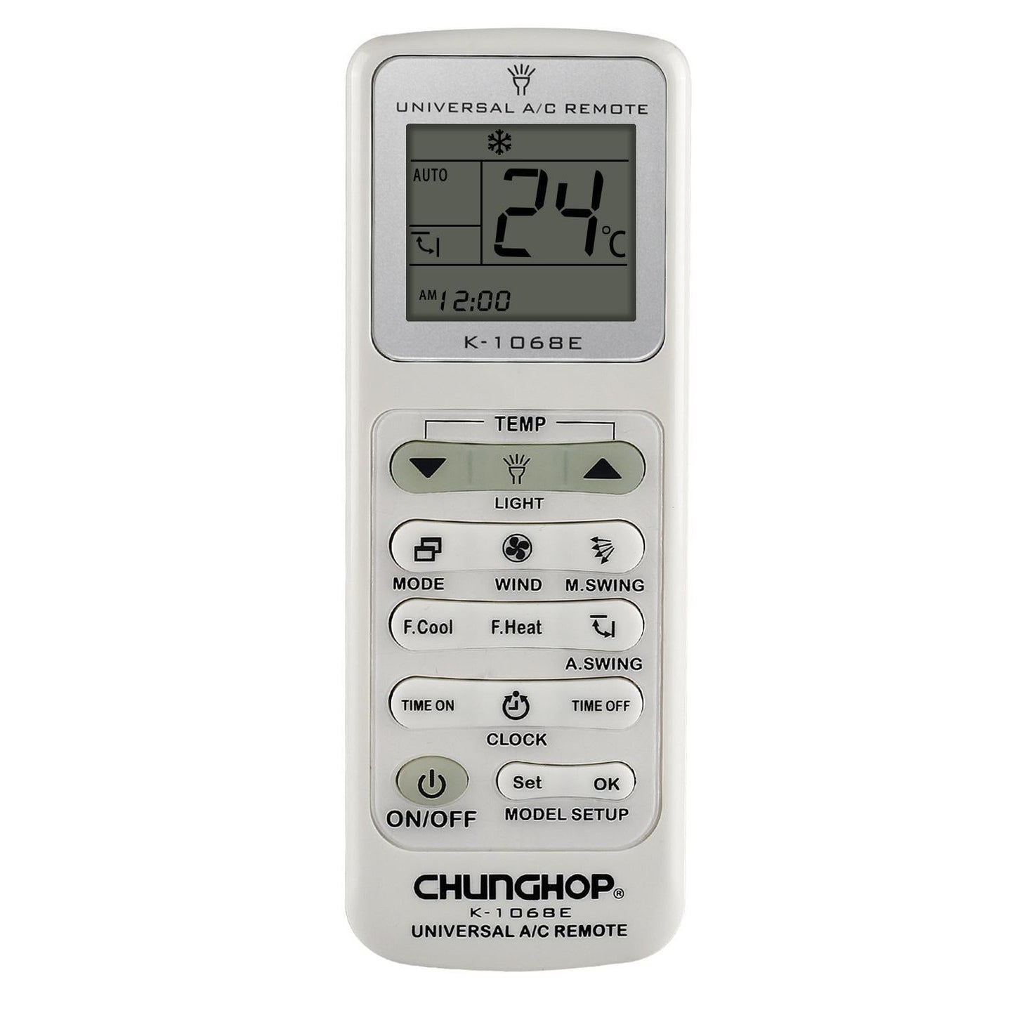 Universal Air Conditioner Remote Control - K-1068E-1915197701302128644