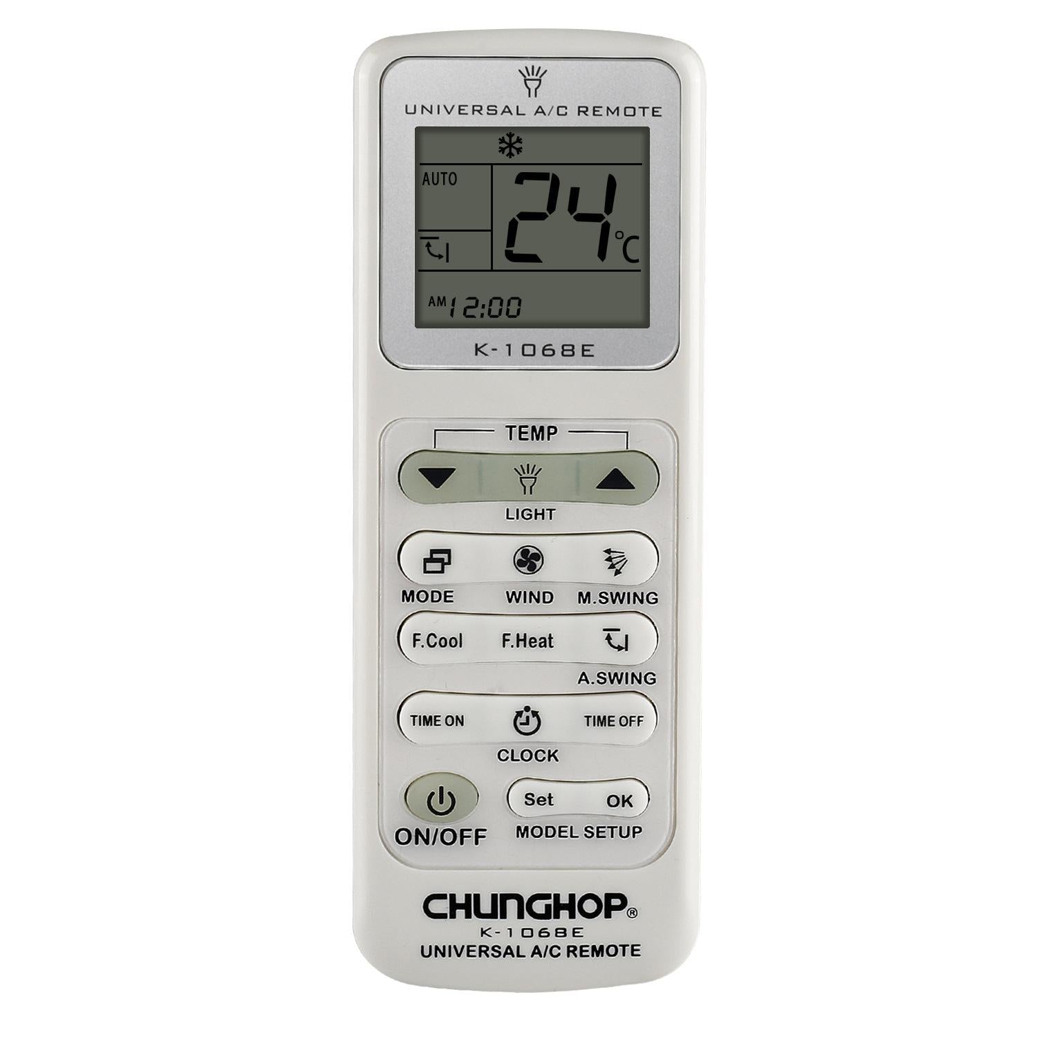 Universal Air Conditioner Remote Control - K-1068E-1915197701302128644