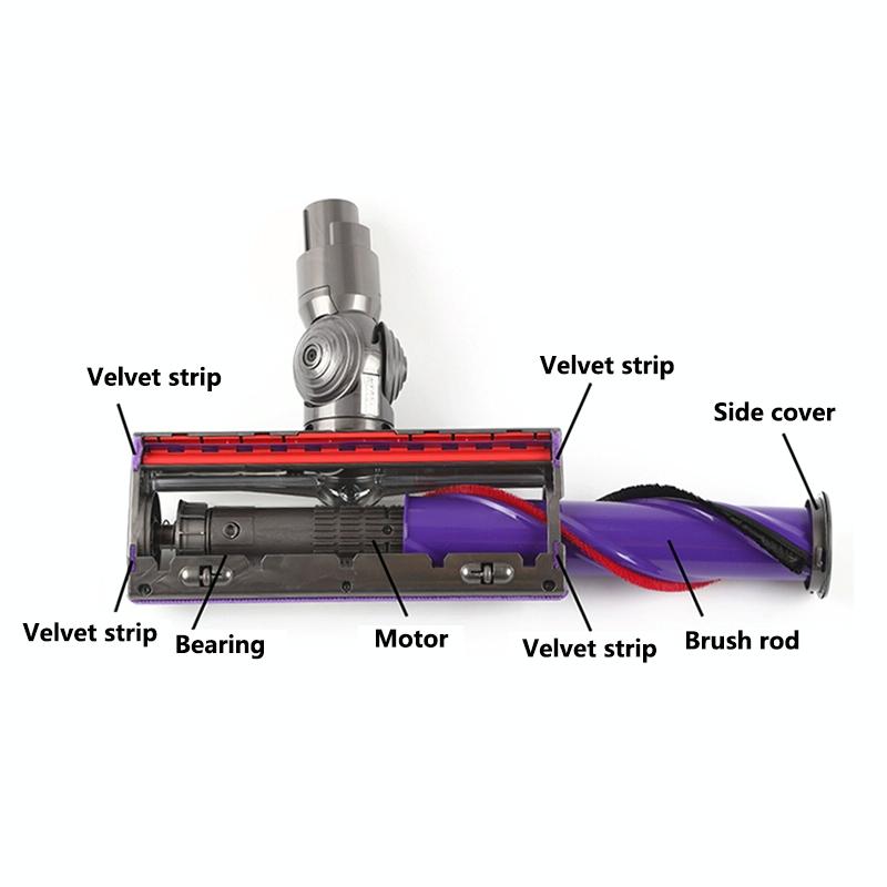 Direct Drive Suction Head For Dyson V8 V10 Vacuum Cleaner - Motor Bearing Parts-1922443404885757955