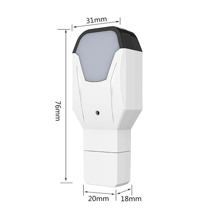 2-Pack Ir18 Infrared Wifi Voice Remote With Night Light - White-1915196861501804546