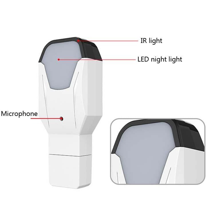 2-Pack Ir18 Infrared Wifi Voice Remote With Night Light - White-1915196861501804547