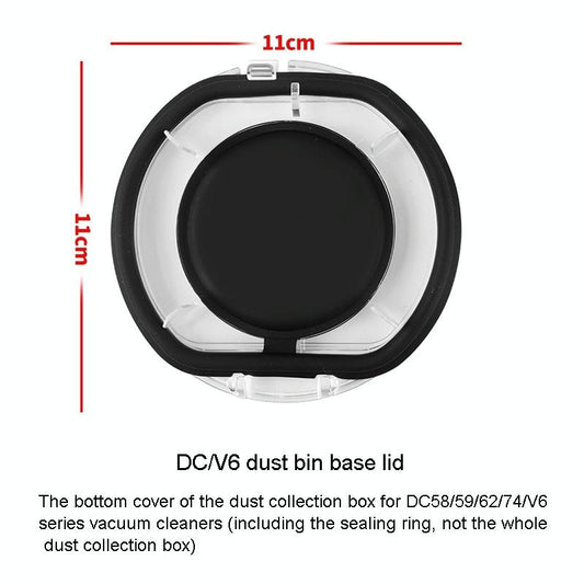 Dyson V6 Vacuum Dust Bin Lid - Replacement Accessory-1922443460565143553