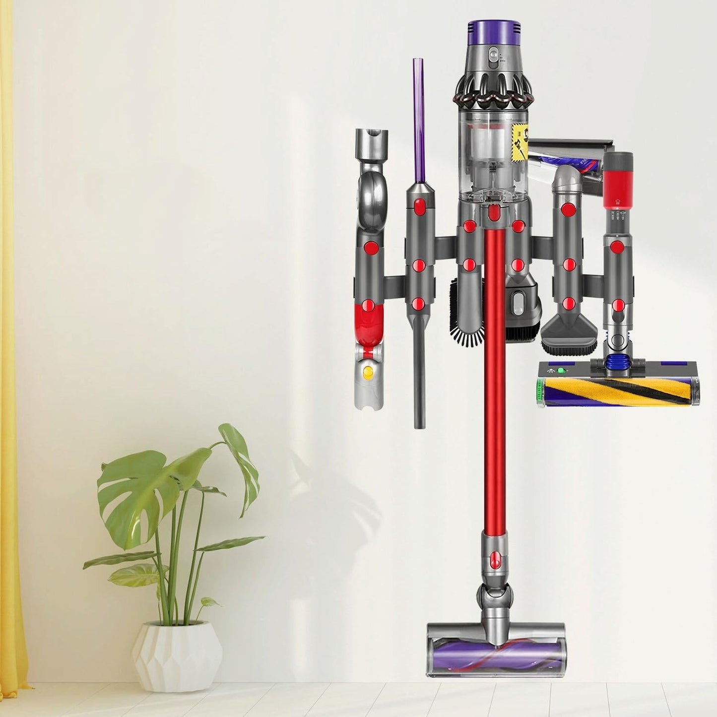 Vacuum Cleaner Storage Rack Extension Bracket For Dyson V7-V15 - 1 Pair-1915198279566626821