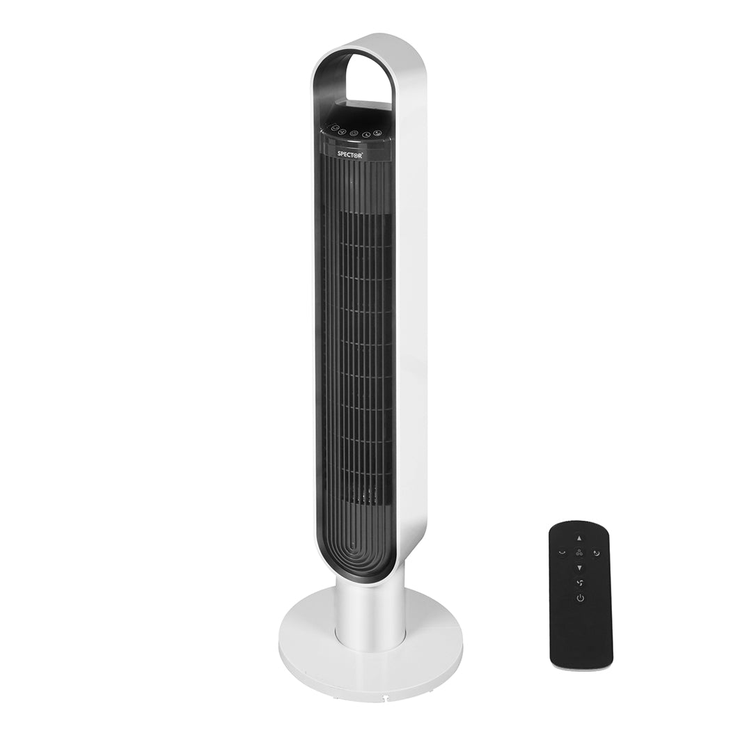 Spector Tower Fan Portable Oscillating White-1910113053123416064