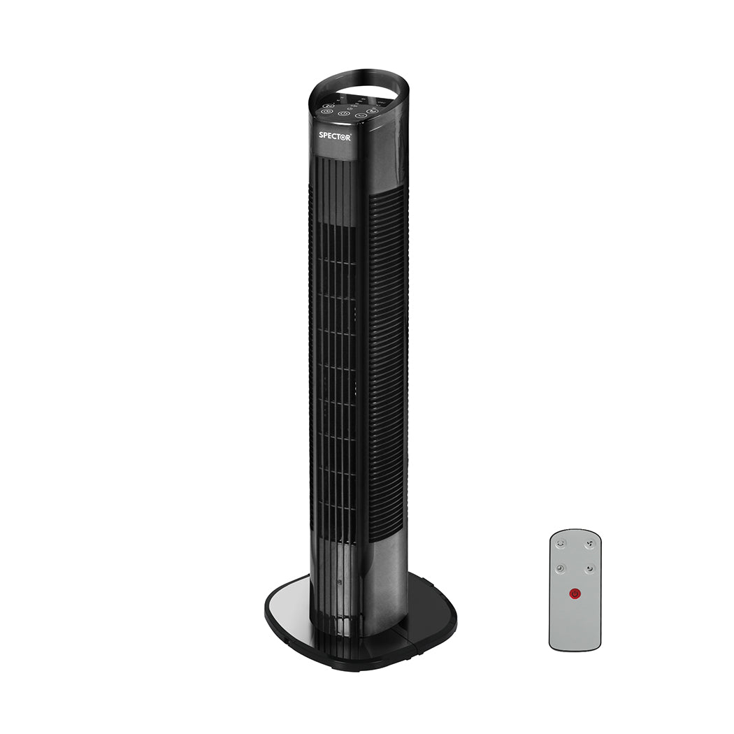 Spector 50W Tower Fan Bladeless Fan Black-1919892879698956288