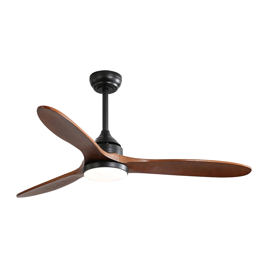 Spector 52'' Ceiling Fan DC Motor LED Walnut-1910113054146826241