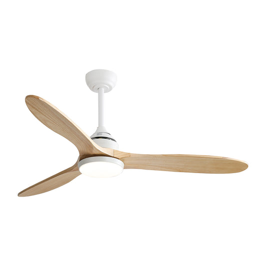 Spector 52'' Ceiling Fan LED Light DC Natural-1910113053987442689