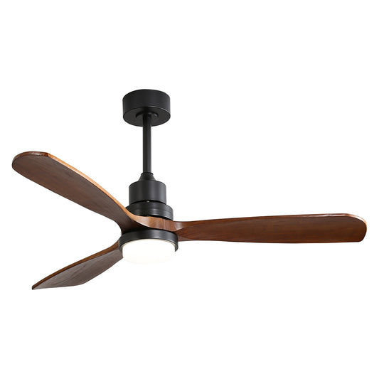 Spector 52'' Wood Ceiling Fan DC Motor Walnut-1910113053731590145