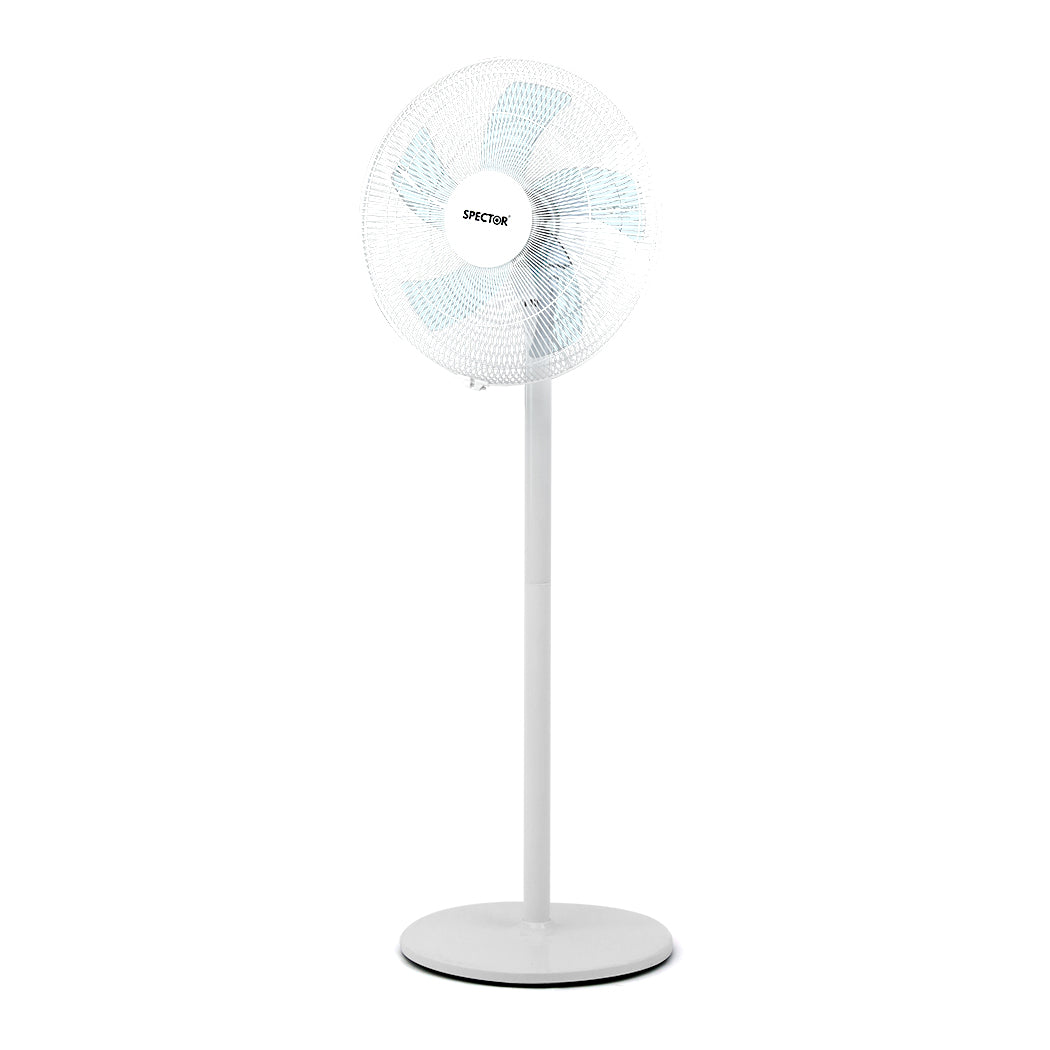 Spector Pedestal Floor Fan Portable White-1910113054318792705