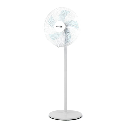 Spector Pedestal Floor Fan Portable White-1910113054318792705