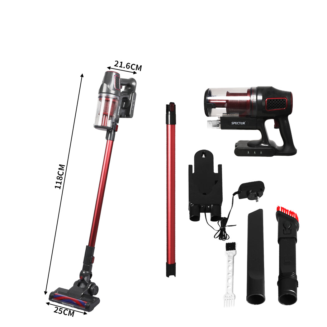 Spector Handheld Vacuum Cleaner Cordless Red-1910112511475191810