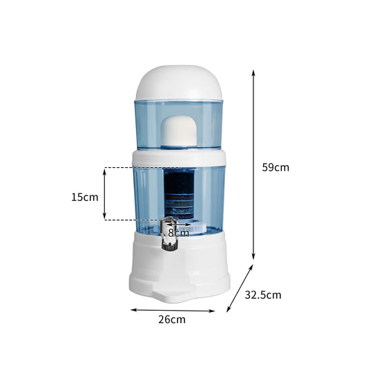 14L Benchtop 8 Stage Water Filter Purifier 14 Litre-1910112323637481474