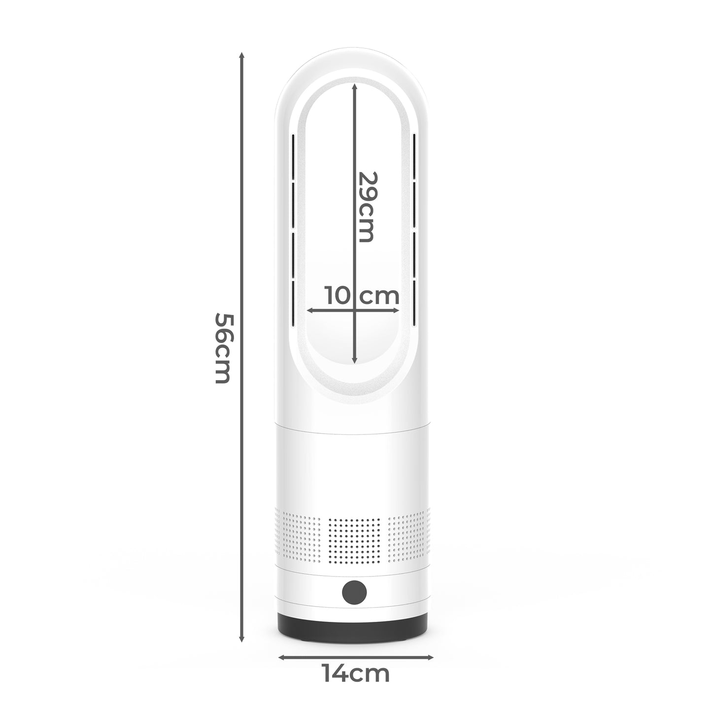 Spector Bladeless Tower Fan 2 In 1 Cooler & Heater Fan-1919892813068242946