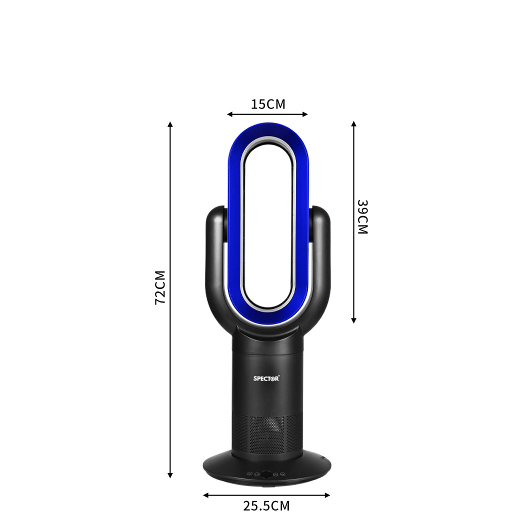 Spector Bladeless Fan Cooler Heater Black-1910113052334886914