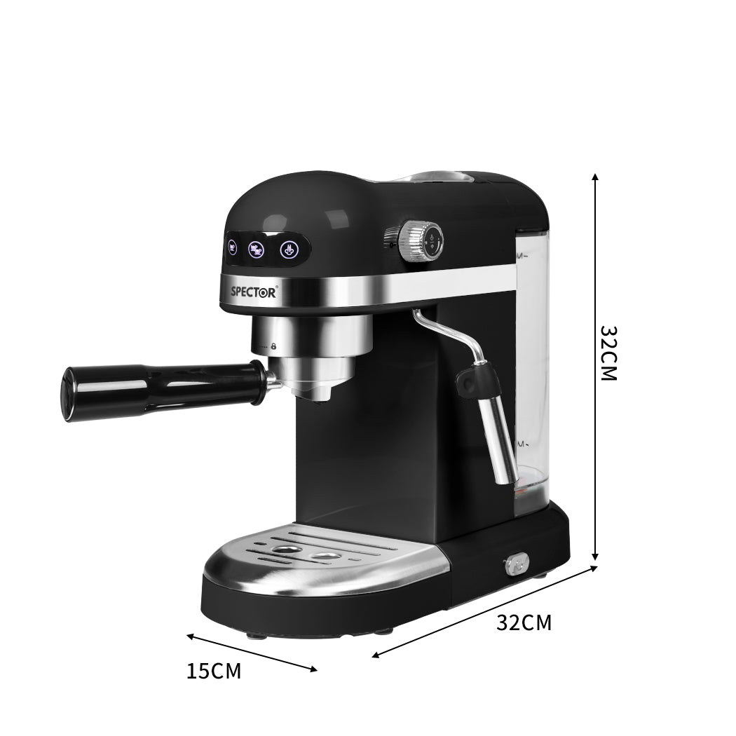Spector Coffee Maker Machine Espresso Black-1910113307486982146
