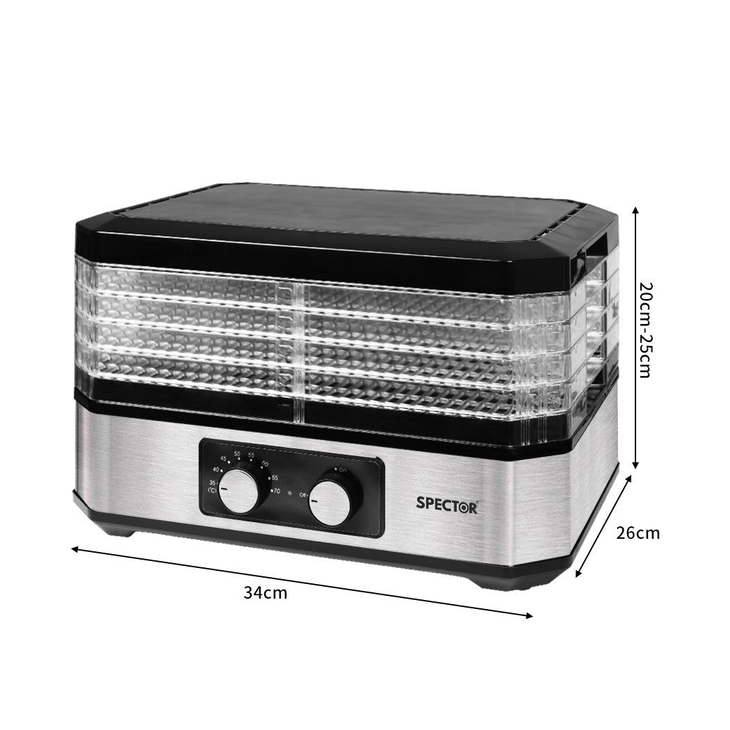 Spector Food Dehydrators Stainless Steel-1910112825087496194