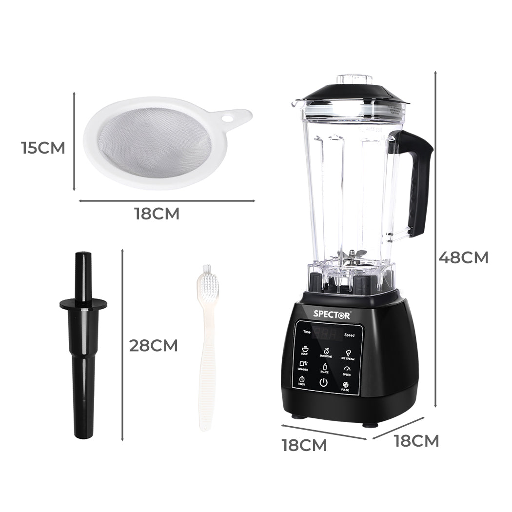 Spector 2L Commercial Blender Mixer Black-1910113176180101122