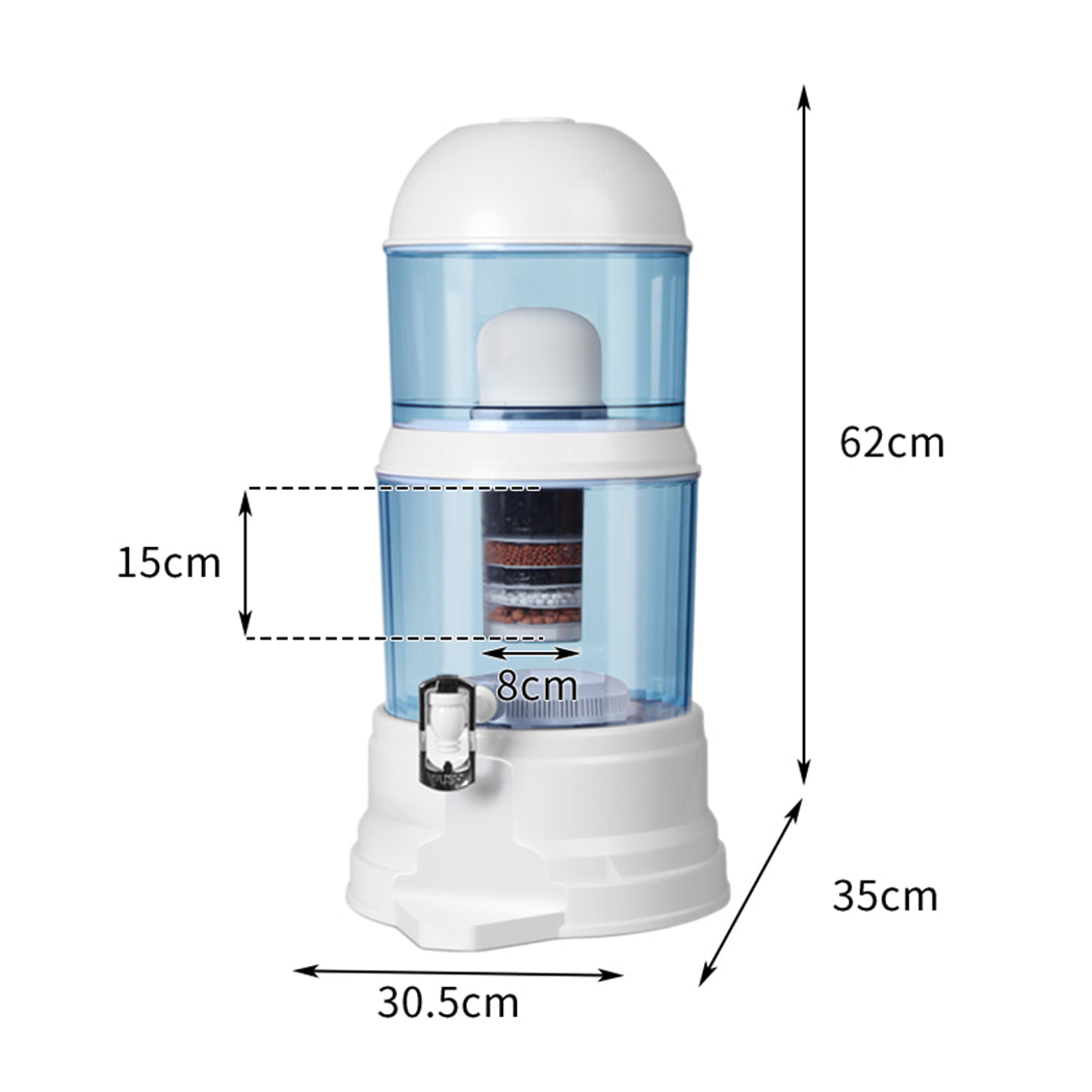 16L Benchtop Water Filter Purifier 8 16 Litre-1910112323796865026