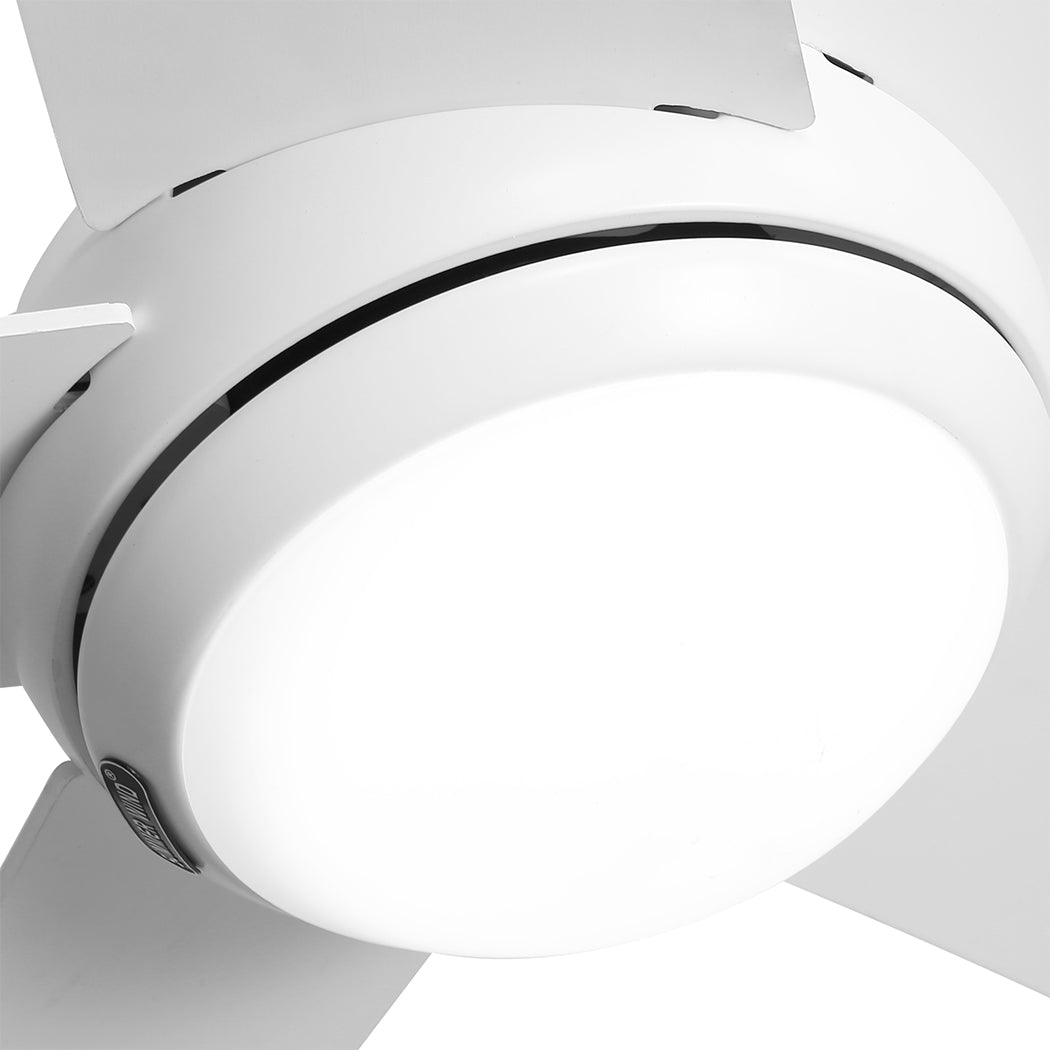 Spector Ceiling Fan 52'' DC Motor Wood White-1910113053421211651