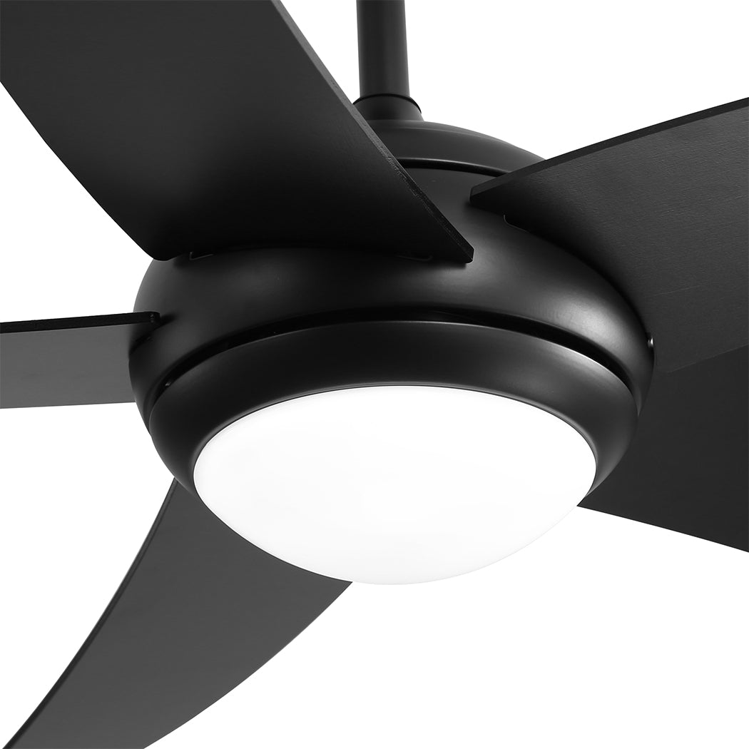 Spector 52'' Ceiling Fan LED Light DC Black-1910113053270216707